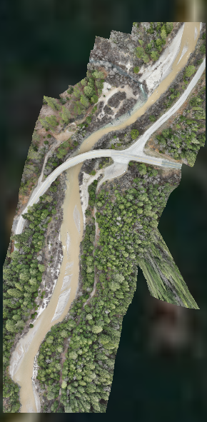 Sierra Nevada Creek Photogrammetry Datasets - 350ft - Mavic 3 Multispectral